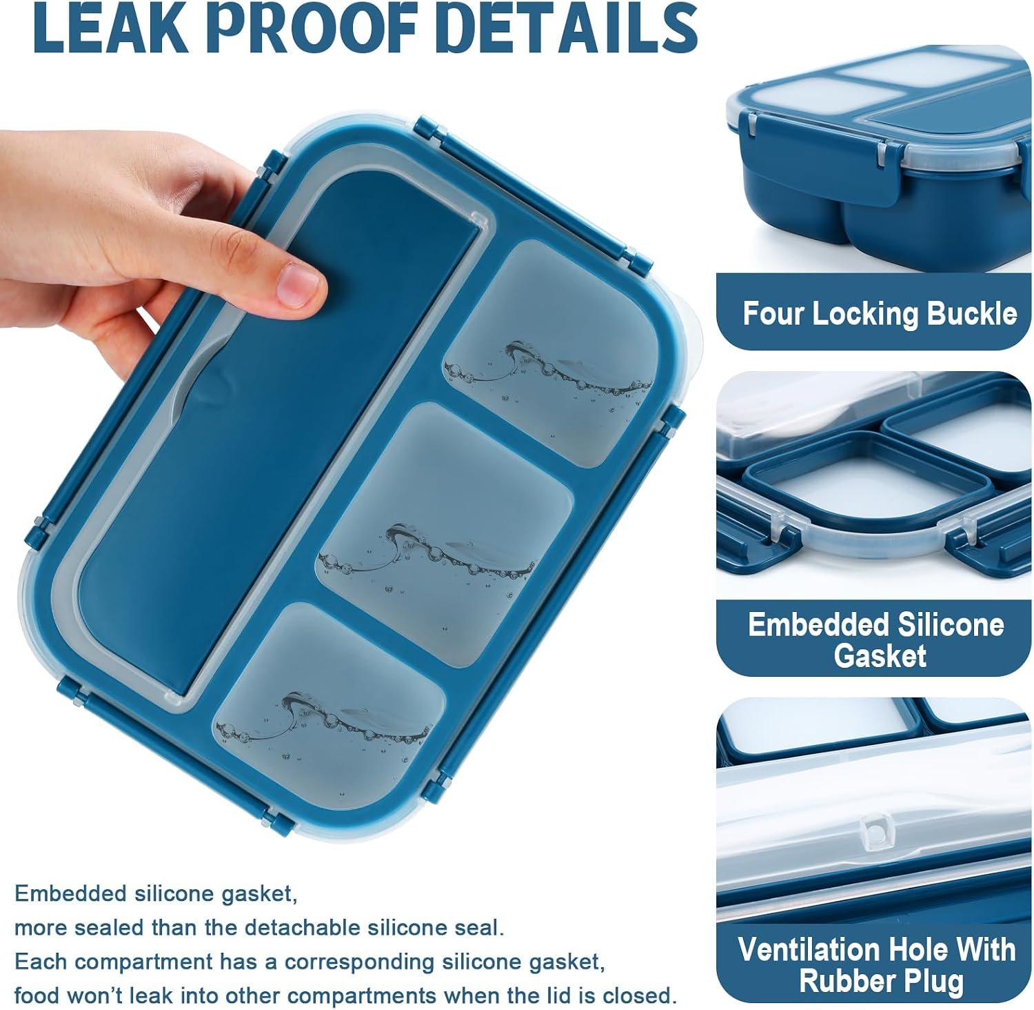 Bento Box Adult Lunch Box - Image 4